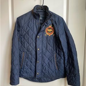 Ralph Lauren Quilted Equestrian Jockey Club Jacket